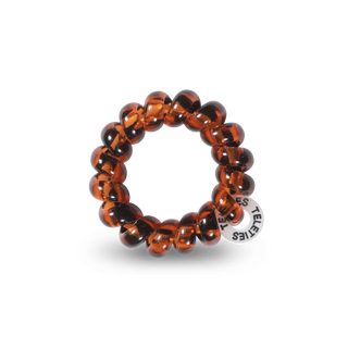 TELETIES - Spiral Hair Coils | Tiny | Tortoise Hair Ties