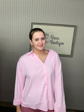 Load image into Gallery viewer, Grace + Emma Kathryn Classic Button-Up Pink

