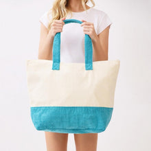 Load image into Gallery viewer, "Take Me To The Beach" Terry Cloth Tote Bag
