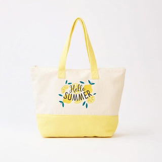 "Hello Summer" Terry Cloth Tote Bag