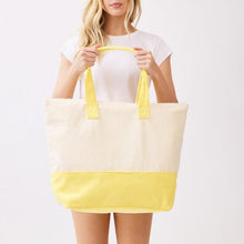 Load image into Gallery viewer, "Hello Summer" Terry Cloth Tote Bag
