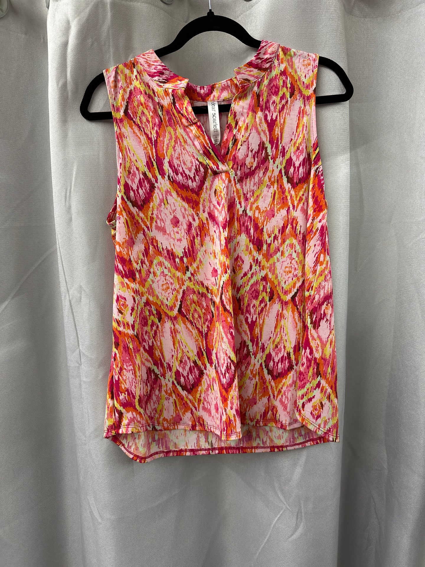 Dear Scarlett Lizzy Tank Red Orange LIZT-C0067