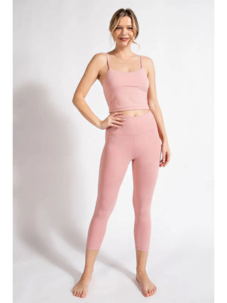 Rae Mode Butter Basic Cropped Camisole (Brami) | Recycled Performance Fabric - Pink