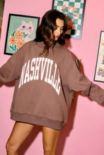 Load image into Gallery viewer, BUCKETLIST &#39;NASHVILLE &amp; BROADWAY&#39; Reversible Sweatshirt
