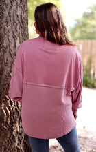 Load image into Gallery viewer, Ready or Not Waffle Quarter Zip – Dusty Rose
