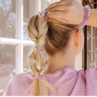 TELETIES - Spiral Hair Coils | Small | Lavender Mist