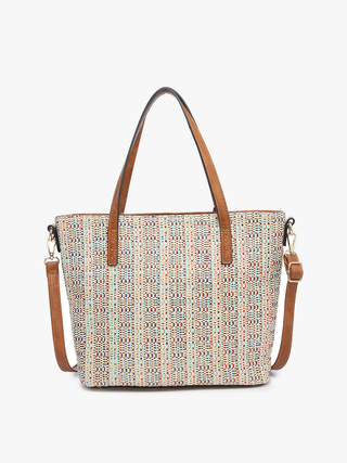 Jen & Co. - August 2 Tone Natural Women's Tote Bag