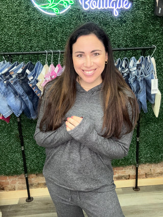 Yelete Charcoal Softie Hoodie