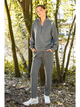 Load image into Gallery viewer, Rae Mode Half-Zip Lounge Pullover – Relaxed Fit Comfort Top Sage
