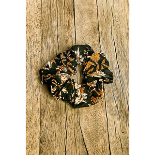POL - Floral-Print Scrunchie Woman Hair Band
