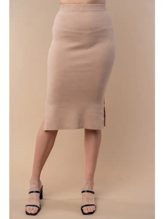 White Birch Woven Maxi Skirt