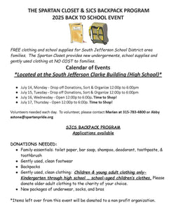 The Spartan Closet & Backpack Program Fundraiser