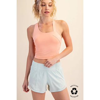 Rae Mode Butter Asymmetrical Tank | Boutique Athleisure Essential - Melon Dream