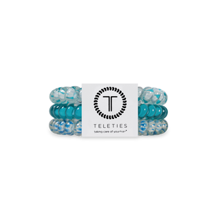 TELETIES - Spiral Hair Coils | Small | Soft Surf