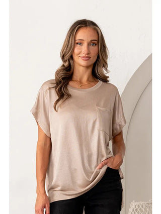 Sew In Love Sparkly Pocket Tee