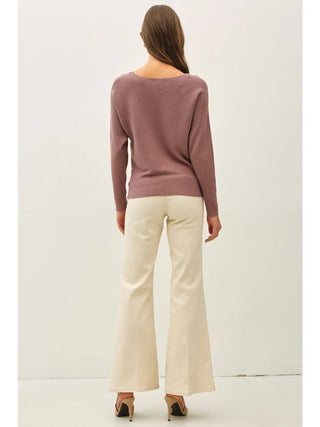Be Cool The Shelby Sweater - Heather Brown/HBrown