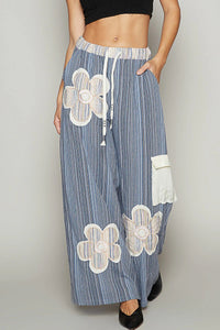 Pol Vintage Washing Outseam Woven Wide Pants