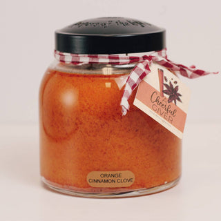 A Cheerful Giver - KOTL Papa Candle (34oz.) – Orange Cinnamon Clove