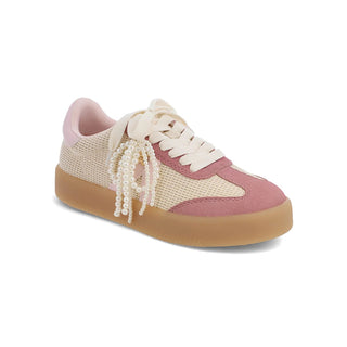 MIA Axel Pink & White Sneakers – Lace-Up Casual Comfort