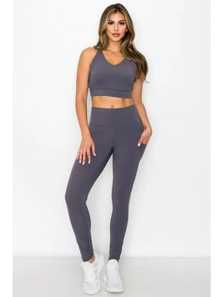 Yelete - Butter Soft Skinny Leggings with Pockets