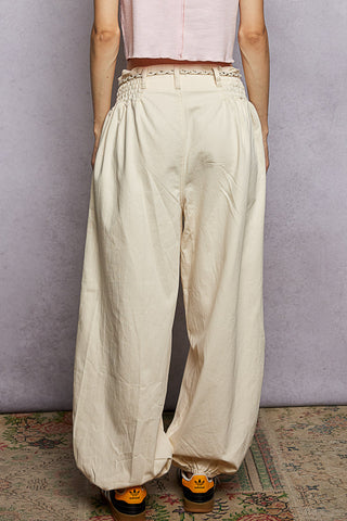 POL High-Waisted Boho Wide Leg Pants