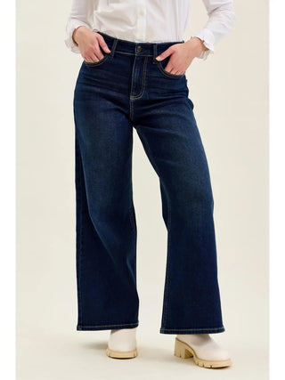 Judy Blue - High Waist Petite Lux Retro Wide Jeans
