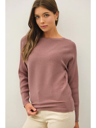 Be Cool The Shelby Sweater - Heather Brown/HBrown