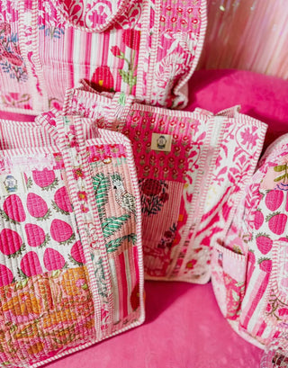 Heart of Grace - Pink City Quilted Backpack