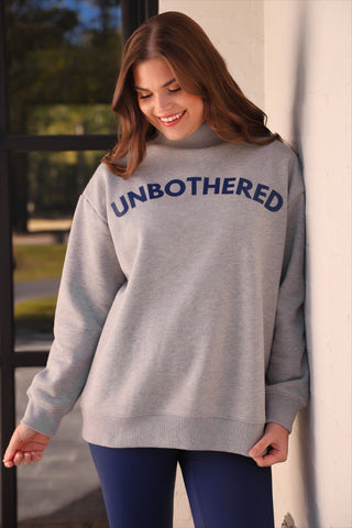 Jess Lea - Unbothered Mock Neck Pullover