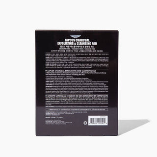 LAPCOS - Charcoal Exfoliating & Cleansing Pad