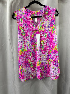 Dear Scarlett Lizzy Tank Pink Floral LIZT-C0061