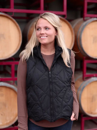 Outbound Quilted Puffer Vest – Midnight