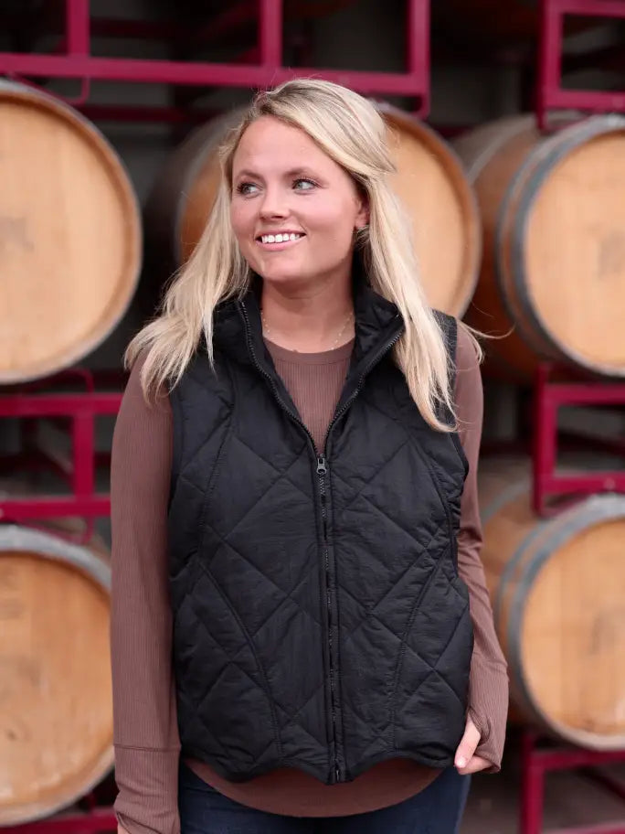 Outbound Quilted Puffer Vest – Midnight