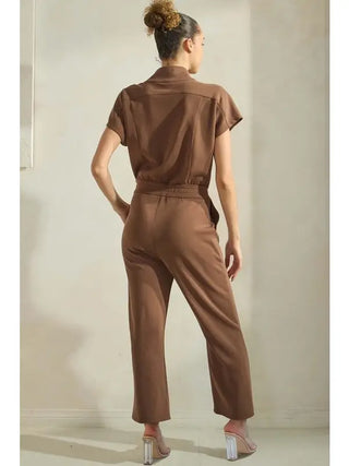 Yelete - Mocha Jumpsuit