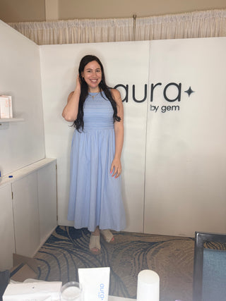 Stitch & Co. - Light Blue / White Dress