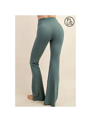 Rae Mode Recycled Butter Front Slit Legging Fern Forest