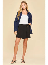 Load image into Gallery viewer, Dear Scarlett Wrap Skort- Black
