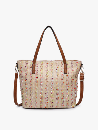 Jen & Co. - August 2 Tone Natural Women's Tote Bag
