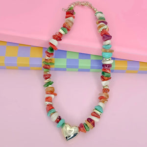 Treasure Jewels Heart Full Of Happy Necklace