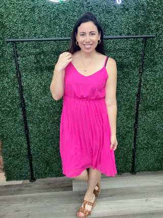 Cozy Co Chiffon bottom pleated dress