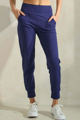 Yelete Buttery Soft UltraComfy Joggers | Boutique Lounge & Athleisure - Navy