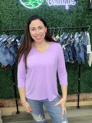 SD-VNECK Dear Scarlett Lavender