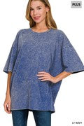Load image into Gallery viewer, Oversized Boyfriend Tee Stonewashed
