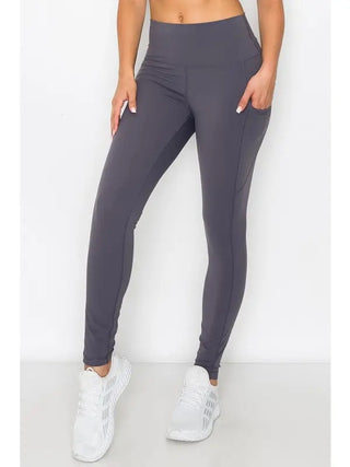 Yelete - Butter Soft Skinny Leggings with Pockets
