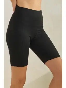 Yelete- Buttery Soft Biker Shorts with Pockets 10in Inseam