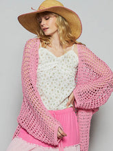 Load image into Gallery viewer, Long Sleeve Solid Acrylic Thin Sweater Cardigan
