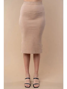 White Birch Woven Maxi Skirt