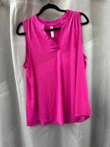 Dear Scarlett Lizzy Tank Hot Pink SD-LIZTANK