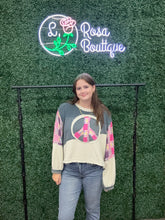 Load image into Gallery viewer, POL Clothing - Peace Patch French Terry Pullover
