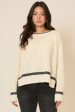Load image into Gallery viewer, Cozy Co Soft Cable Knit Oversize Sweater – Wool Blend
